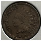 1863 Indian Head Cent