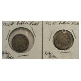 1926-D & 1927-D Buffalo Nickels