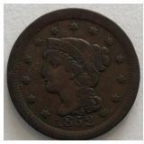 1852 Large Cent