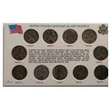 Jefferson Silver War Nickel Set