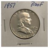 1957 Franklin Half Dollar