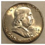 1963 Franklin Half Dollar
