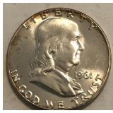 1961 Franklin Half Dollar