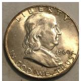 1960-D Franklin Half Dollar