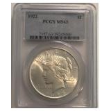 1922 Peace Dollar