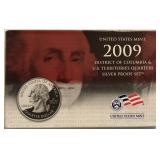 2009 DC & US Territories Silver Proof Set