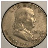 1949-D Franklin Half Dollar