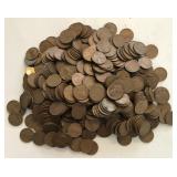 (500) Lincoln Wheat Cents