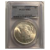 1922 Peace Dollar