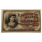 10 Cents Fractional Currency
