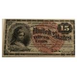 15 Cents Fractional Currency