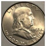 1963 Franklin Half Dollar