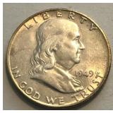 1949-D Franklin Half Dollar