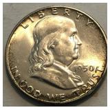 1950 Franklin Half Dollar