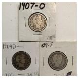 (3) Barber Quarters