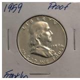 1959 Franklin Half Dollar