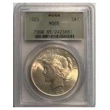 1923 Peace Dollar