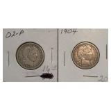 1902 & 1904 Barber Quarters
