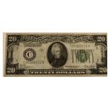 1928B $20 Federal Reserve Note
