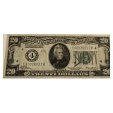1928 $20 Federal Reserve Note