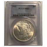 1922 Peace Dollar
