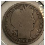 1900 Barber Half Dollar