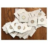 (50) Mercury Dimes ï¿½ 1916 Thru 1945