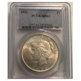 1922 Peace Dollar