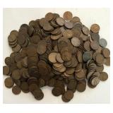 (500) Lincoln Wheat Cents