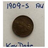 1909-S (key date) Indian Head Cent