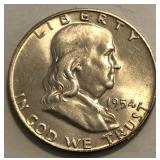 1954-D Franklin Half Dollar