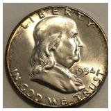 1954 Franklin Half Dollar