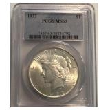 1922 Peace Dollar Dollar
