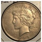 1922-D Peace Dollar