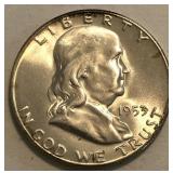 1953-S Franklin Half Dollar