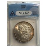 1891 Morgan Dollar