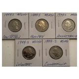 1999-S Silver Washington Quarter Set