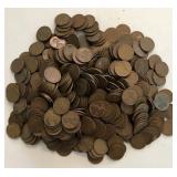 (500) Lincoln Wheat Cents