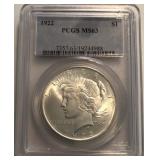 1922 Peace Dollar