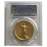 1907 High Relief St Gaudens Gold Coin