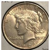1924 Peace Dollar