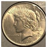 1923 Peace Dollar