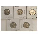 1875 & 1876 Nickel Three Cent Pieces