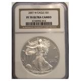 2007-W American Silver Eagle