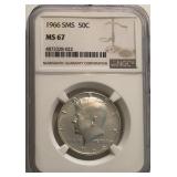 1966 SMS Kennedy Half Dollar