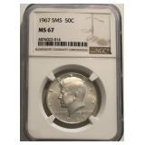 1967 SMS Kennedy Half Dollar