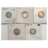 (5) Barber Dimes