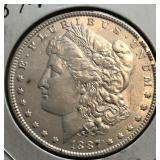 1887 Morgan Dollar