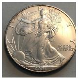 2001 American Silver Eagle