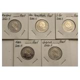 2000-S Silver Washington Quarter Set
